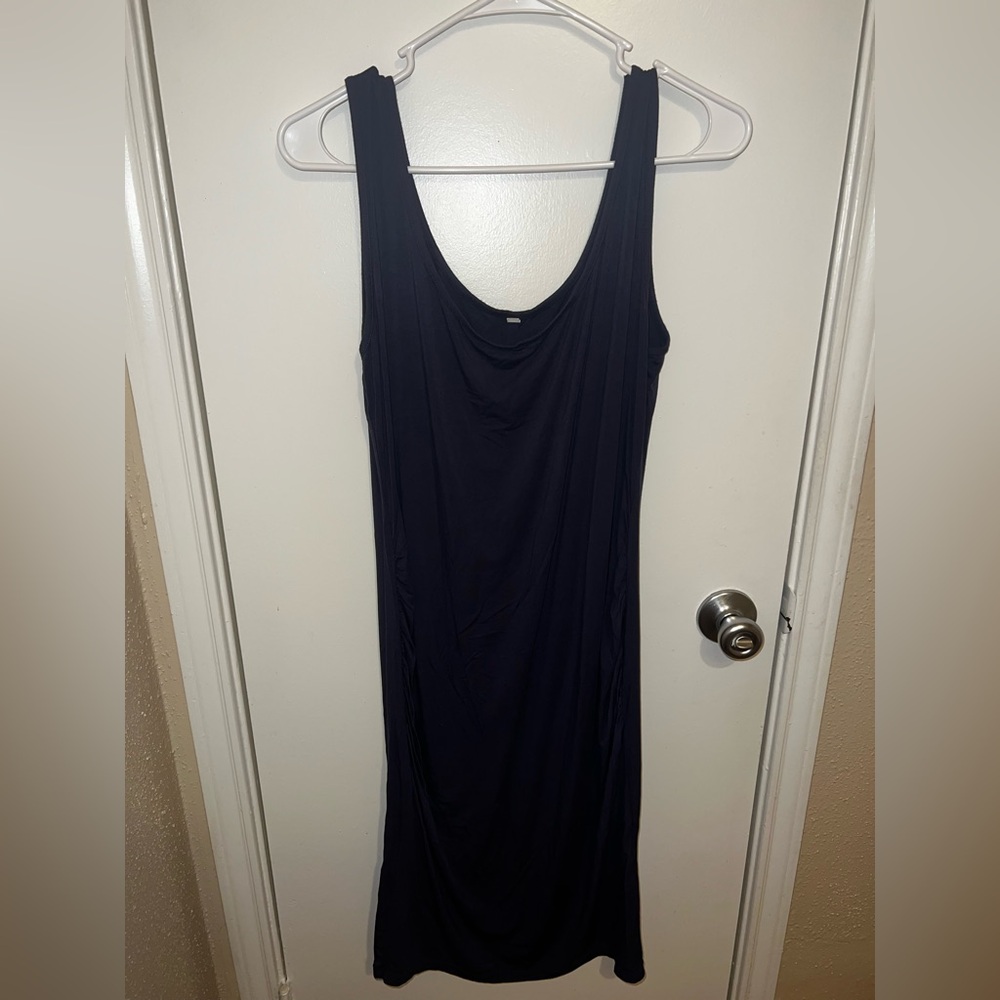 Maternity Navy Blue Dress